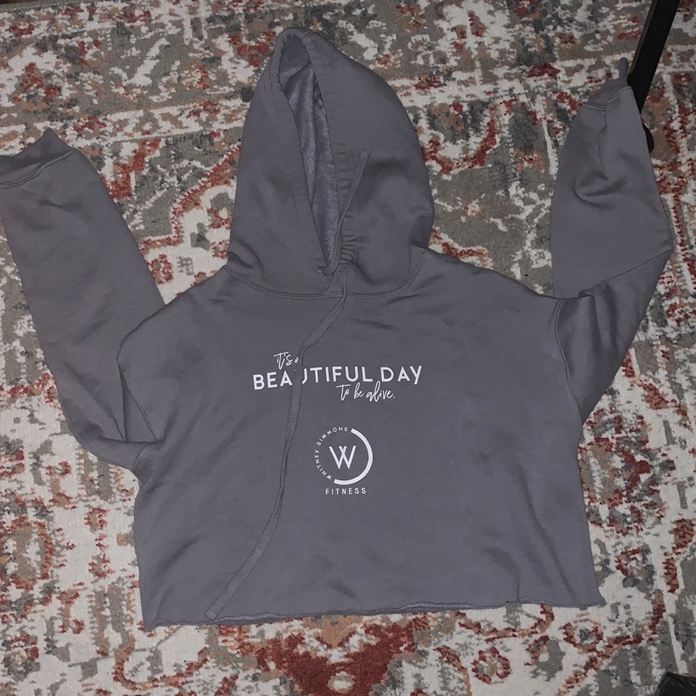 Whitney Simmons Cropped Hoodie. Worn once just liked the black one better